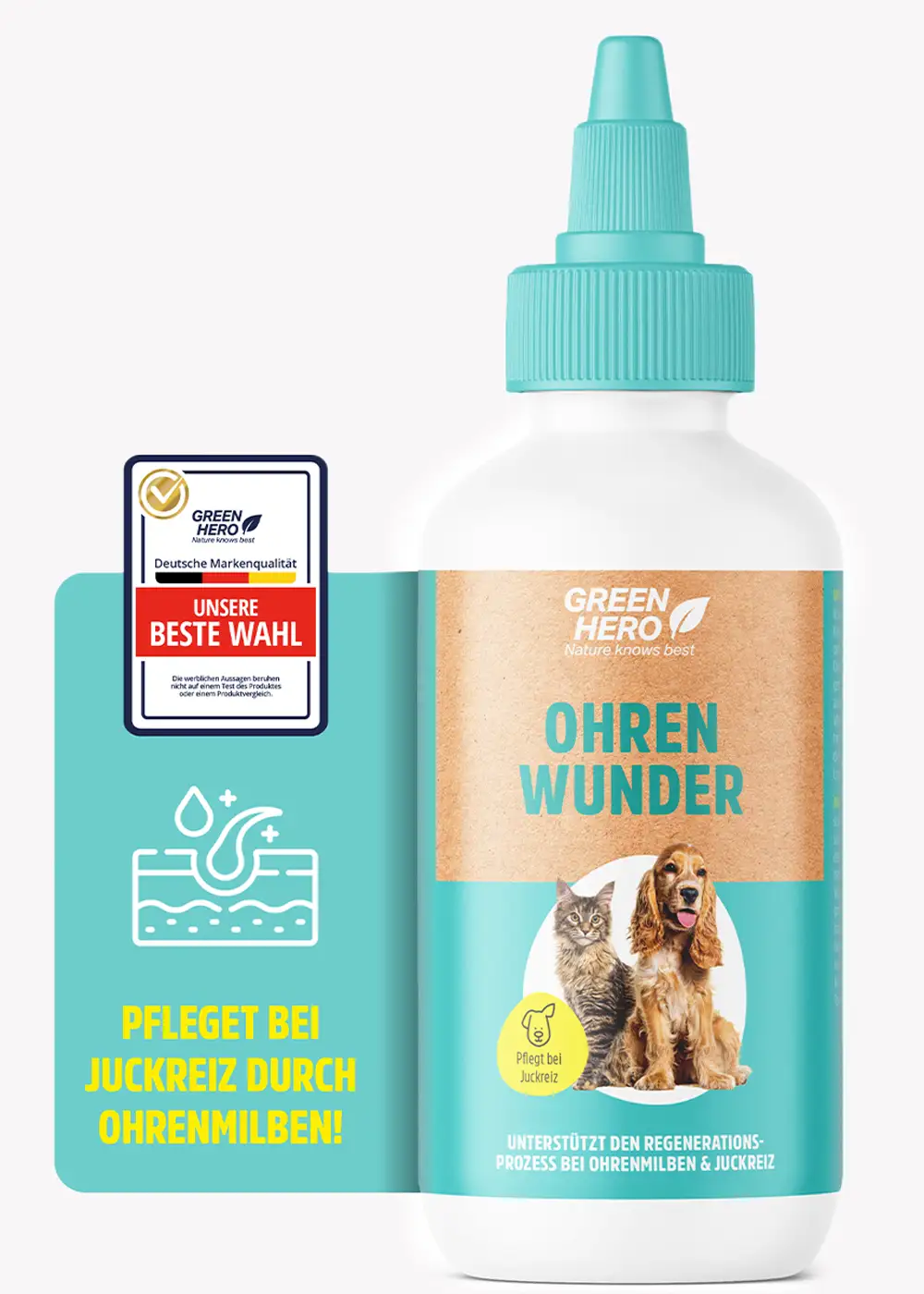 Ohrenwunder pflegt das Ohr bei Ohrenmilben Ohrenwunder pflegt das Ohr bei Ohrenmilben