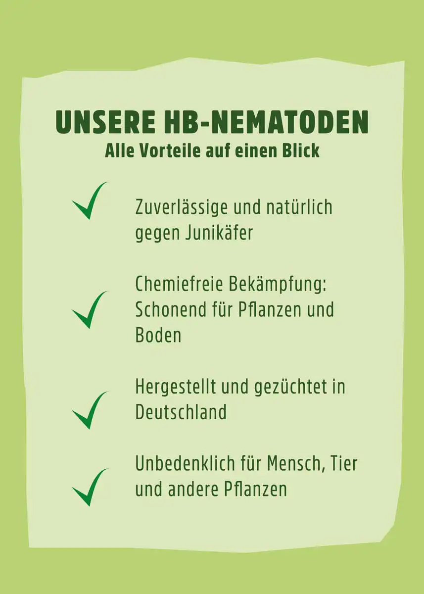 HB Nematoden gegen Junikäfer - 10 Mio.  HB Nematoden gegen Junikäfer - 10 Mio.