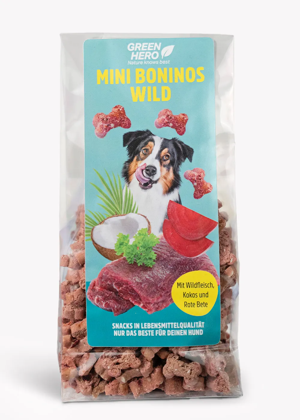 Green Hero Mini Boninos Wild – natürlicher Hunde Leckerli Green Hero Mini Boninos Wild – natürlicher Hunde Leckerli