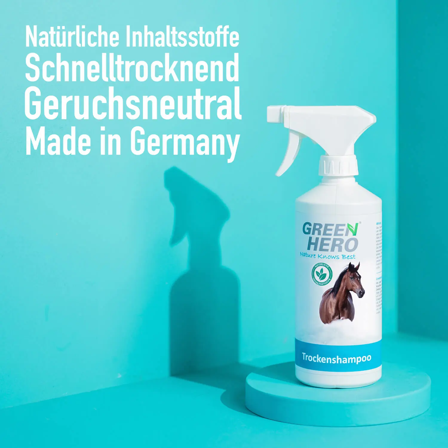 Trockenshampoo für Pferde