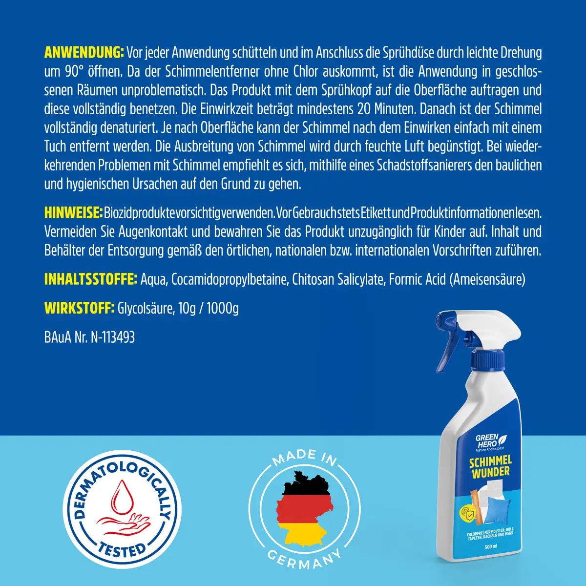 GreenHero Schimmelwunder, 500 ml GreenHero Schimmelwunder, 500 ml