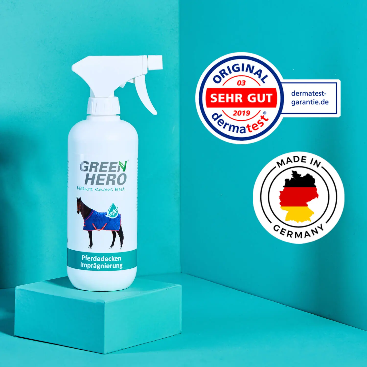 03-Green-Hero-Pferdedecken-Impr-gnierung-Dermatest-MIG Green Hero Pferdedecken Imprägnierung
