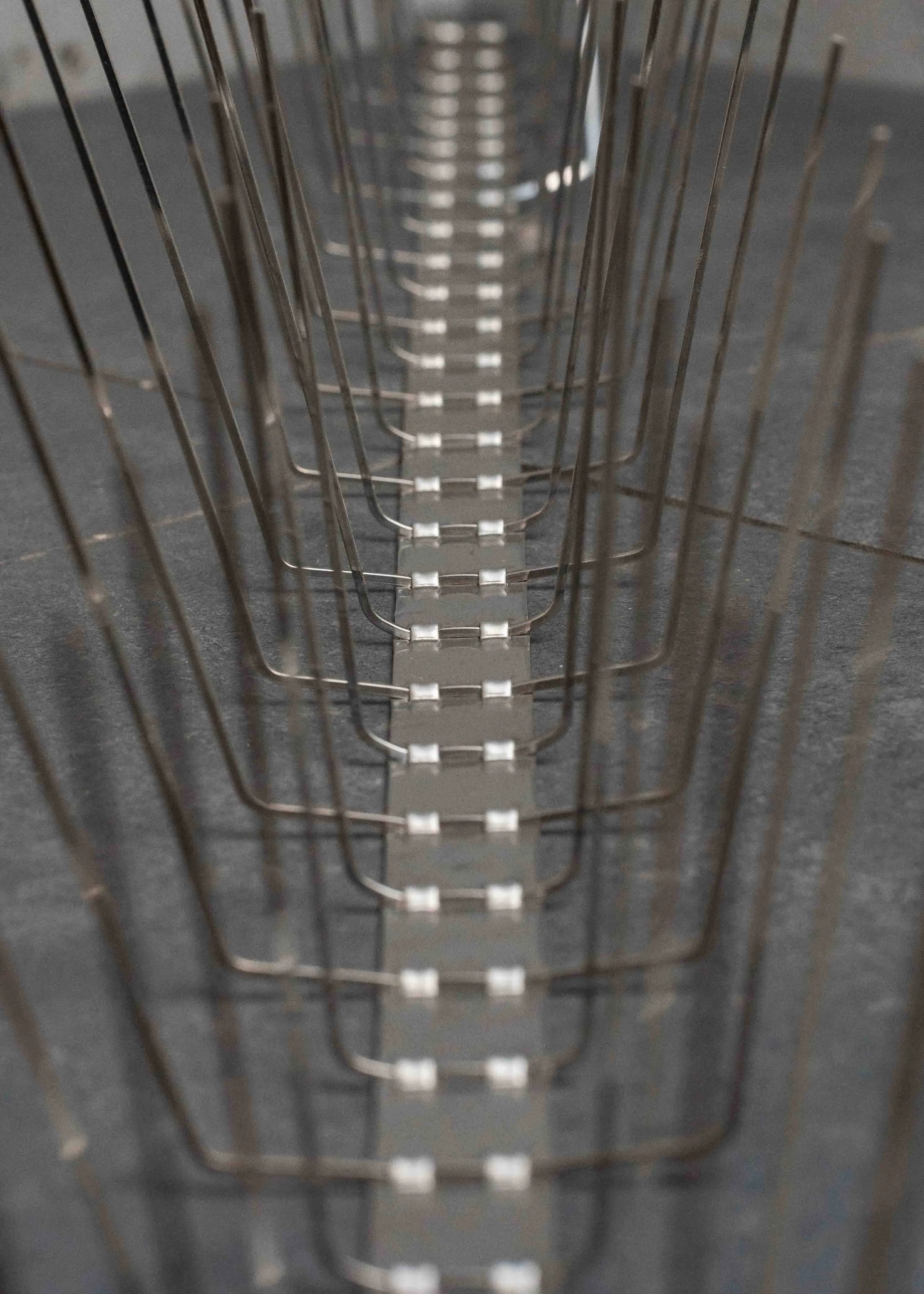 Taubenspikes4Reihig_1 Taubenabwehr Spikes | V2A | Edelstahl | 1 Meter