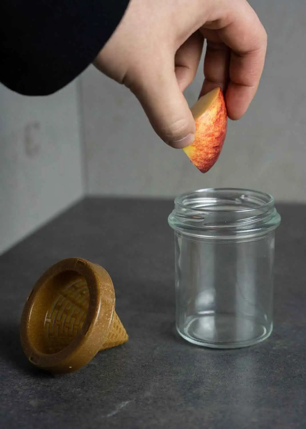 Fruchtfliegen-Lebendfalle4 Natürliche Fruchtfliegen Lebendfalle