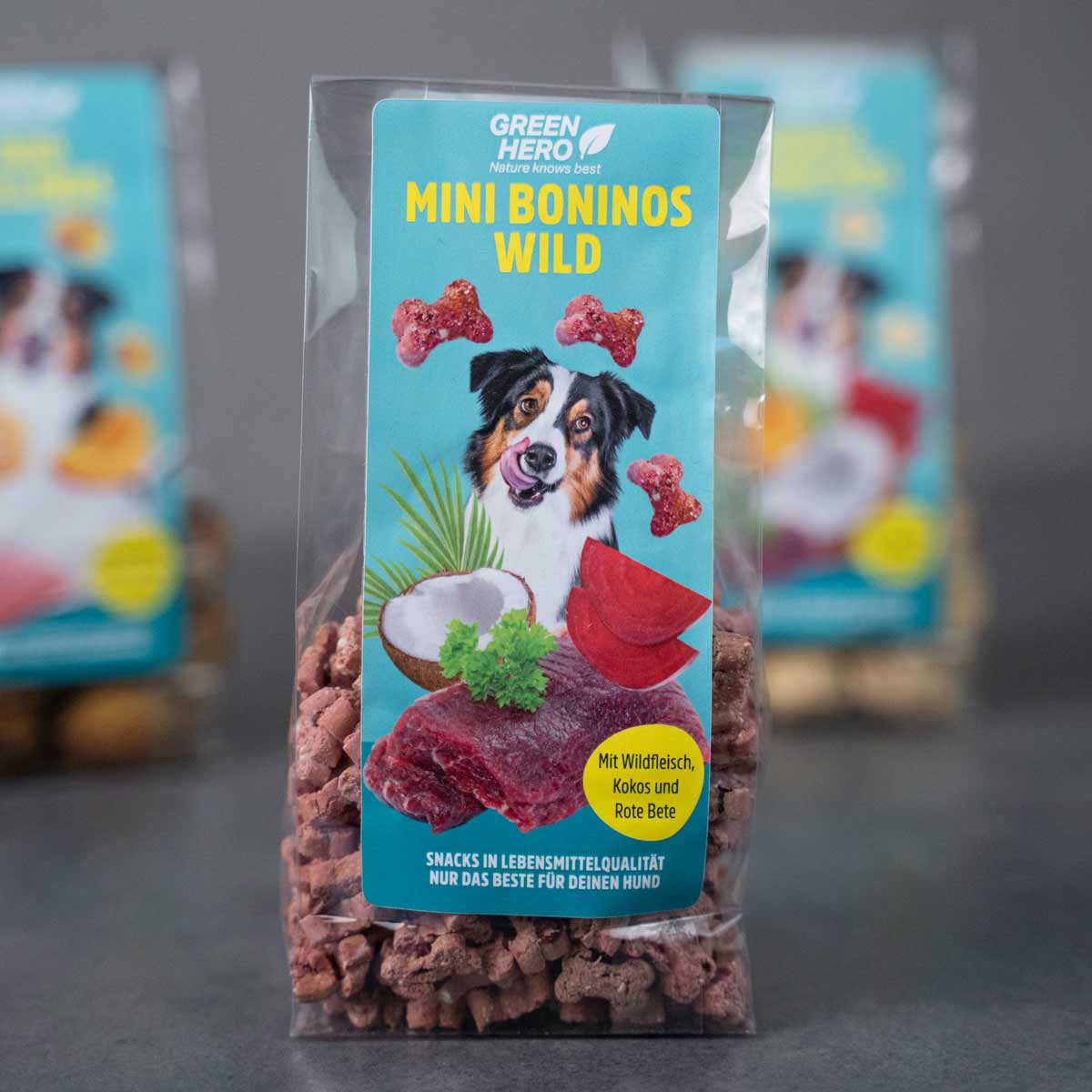 Green Hero Mini Boninos Wild – natürlicher Hunde Leckerli Green Hero Mini Boninos Wild – natürlicher Hunde Leckerli