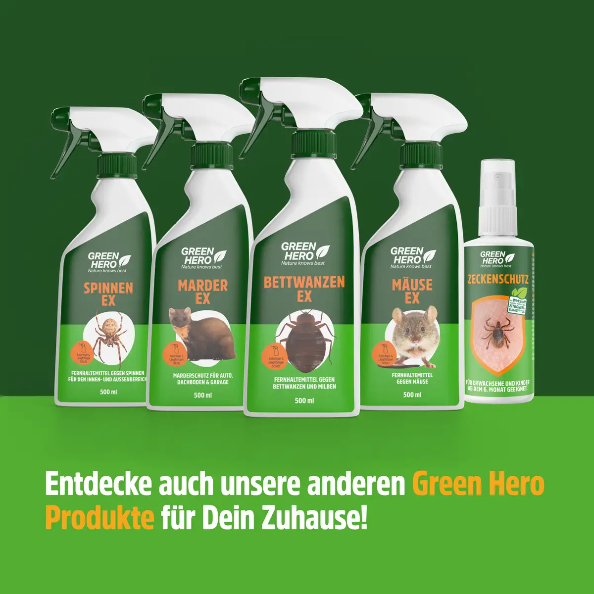GreenHero® Bettwanzen-Ex Spray zur Abwehrspray gegen Bettwanzen und Milben GreenHero® Bettwanzen-Ex Spray zur Abwehrspray gegen Bettwanzen und Milben