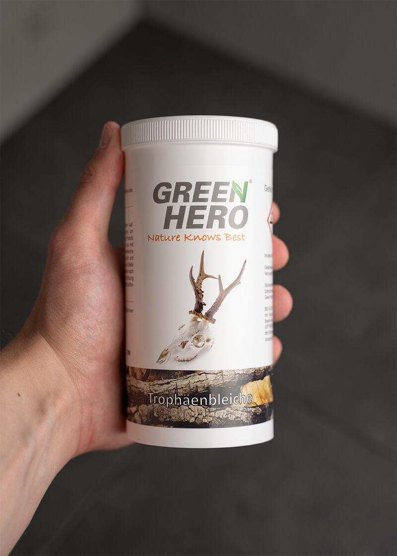 Green Hero Trophäenbleiche für Jagdtrophäen