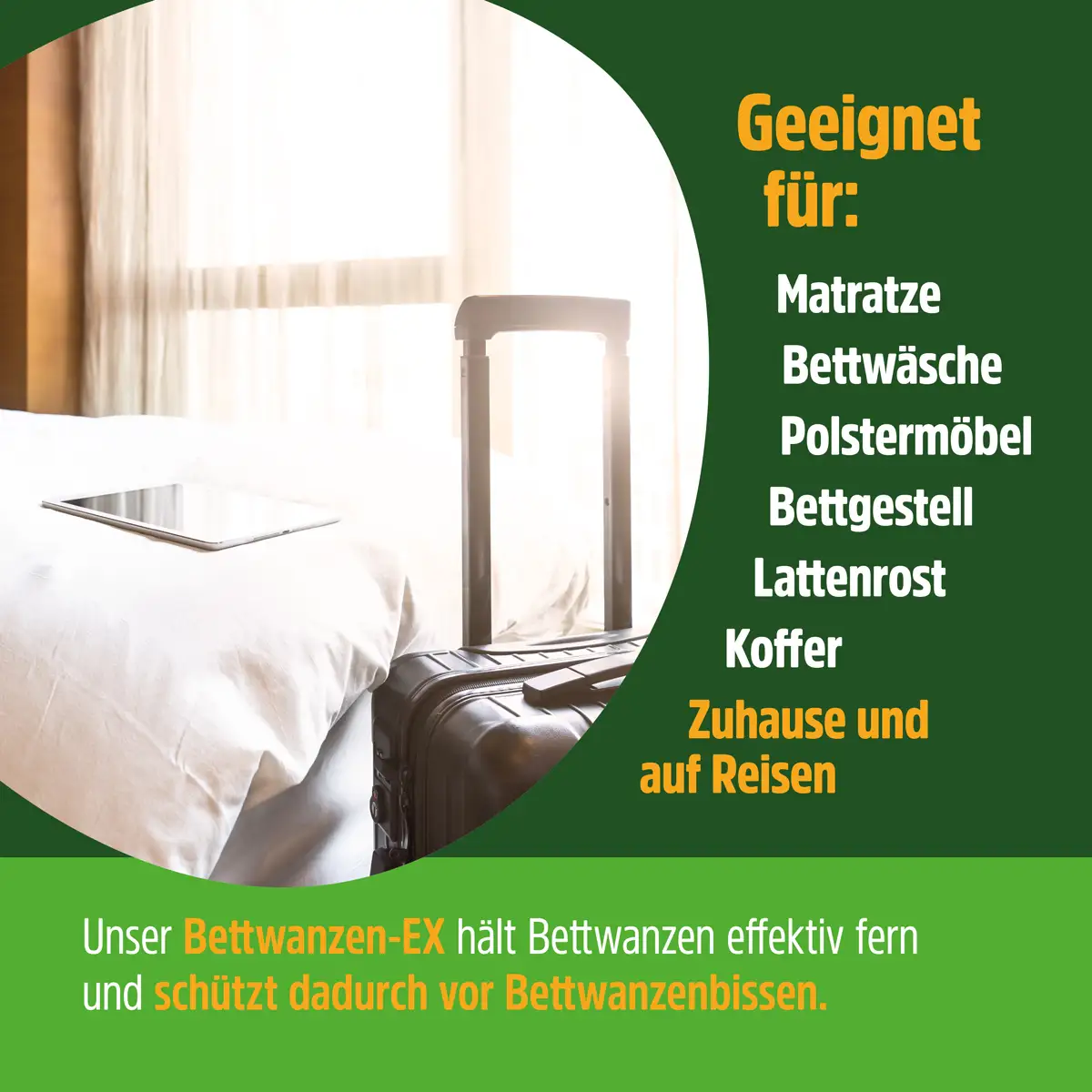 GreenHero® Bettwanzen-Ex Spray zur Abwehrspray gegen Bettwanzen und Milben GreenHero® Bettwanzen-Ex Spray zur Abwehrspray gegen Bettwanzen und Milben