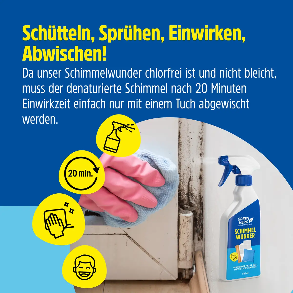 GreenHero Schimmelwunder, 500 ml GreenHero Schimmelwunder, 500 ml