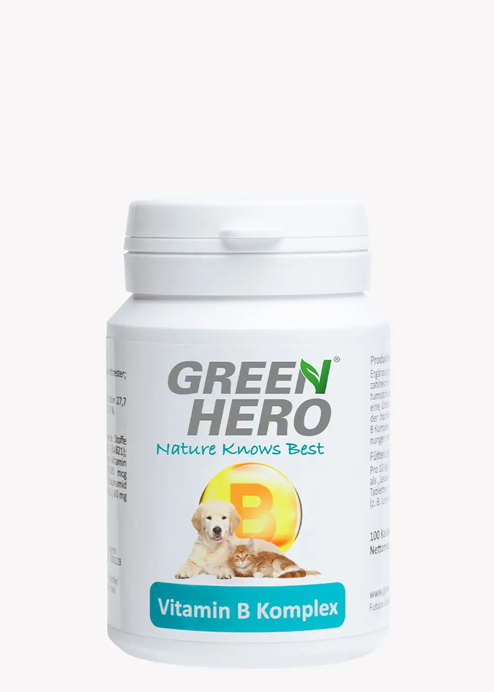 Vitamin B Komplex für Hunde und Katzen Hochdosiert Mineralstoffe 100 Stück Vitamin B Komplex für Hunde und Katzen Hochdosiert Mineralstoffe 100 Stück