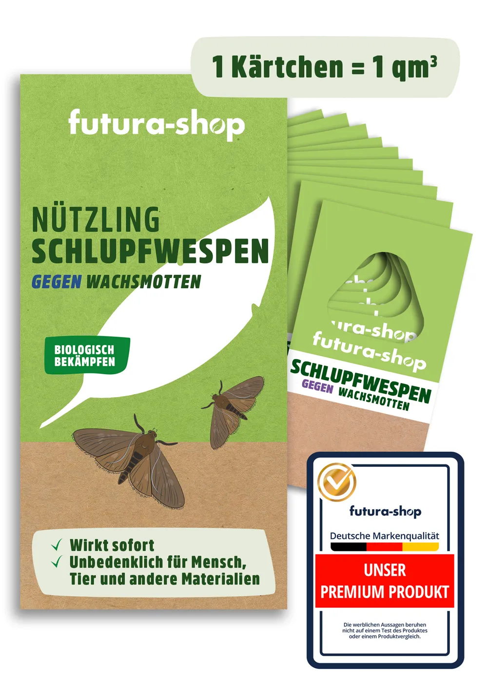 Schlupfwespen – Mittel gegen Wachsmotten Schlupfwespen – Mittel gegen Wachsmotten
