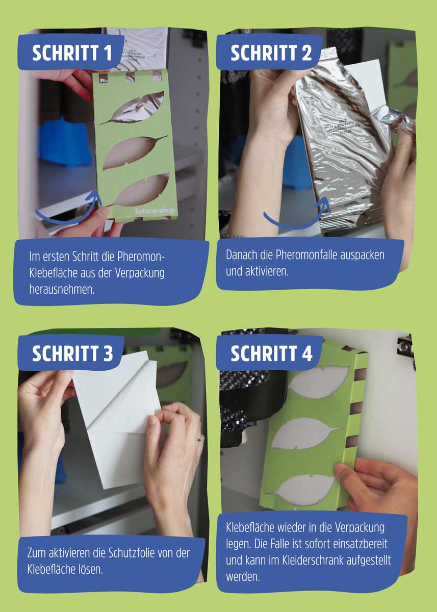 Kleidermotten Falle | Klebefalle | Pheromonfalle Kleidermotten Falle | Klebefalle | Pheromonfalle