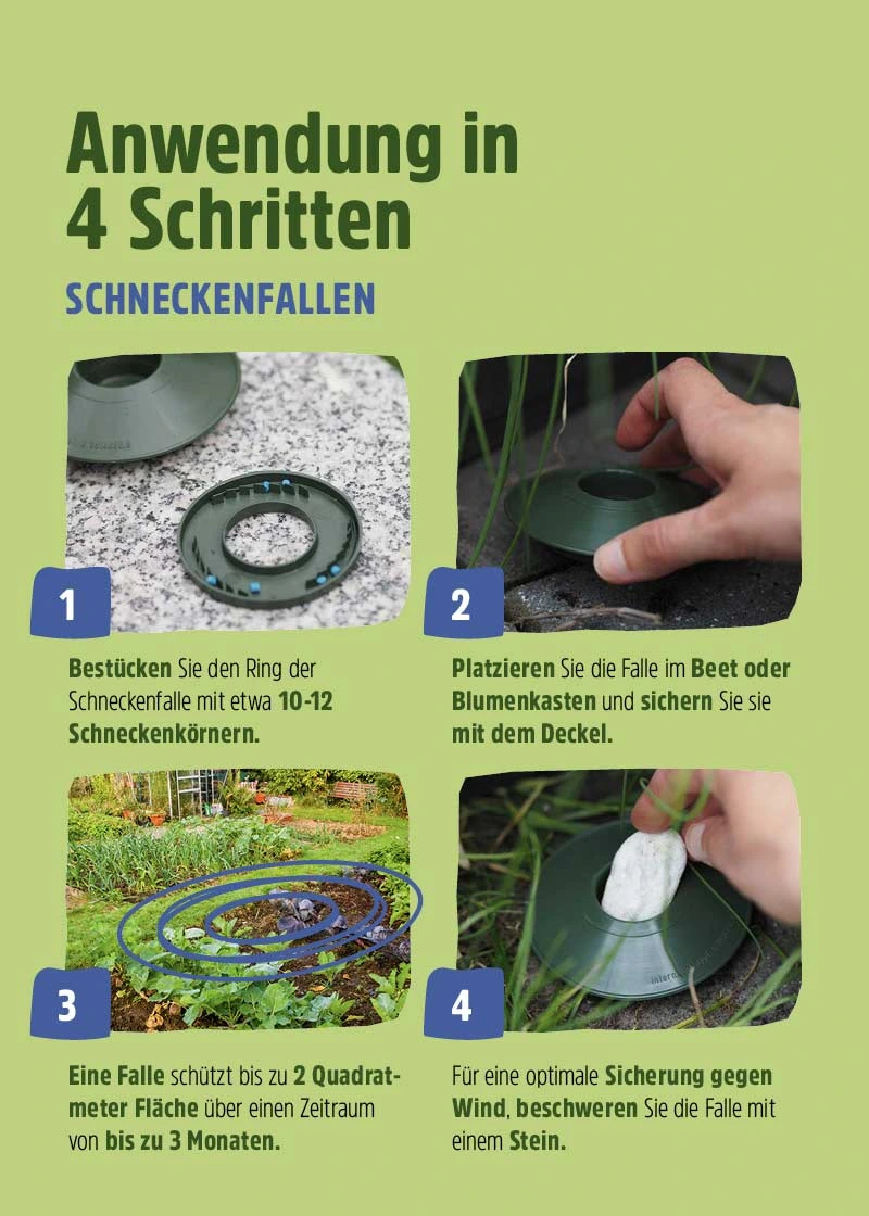Schneckenfalle | 10 Stück Schneckenfalle | 10 Stück